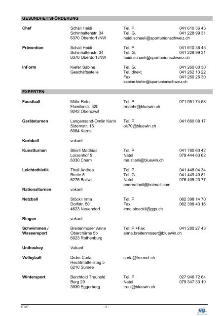 Untitled - Sport Union Schweiz