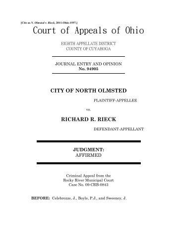 richard r. rieck - Supreme Court