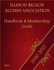 IRAA Handbook and Membership Guide Final