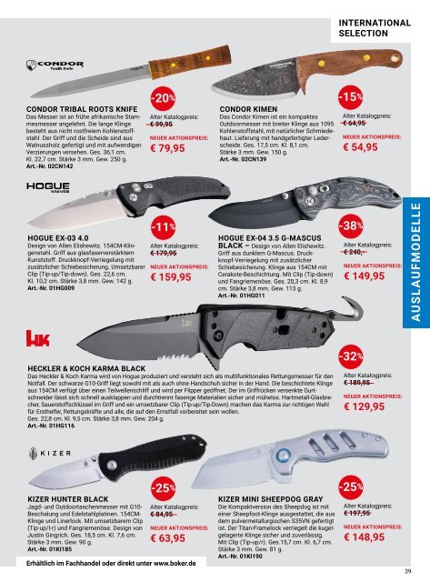 Böker Special Frühjahr & Sommer 2020