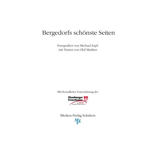 Bergedorfs schönste Seiten - Medien-Verlag Schubert