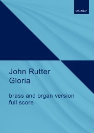 Rutter Gloria Brass and organ full score