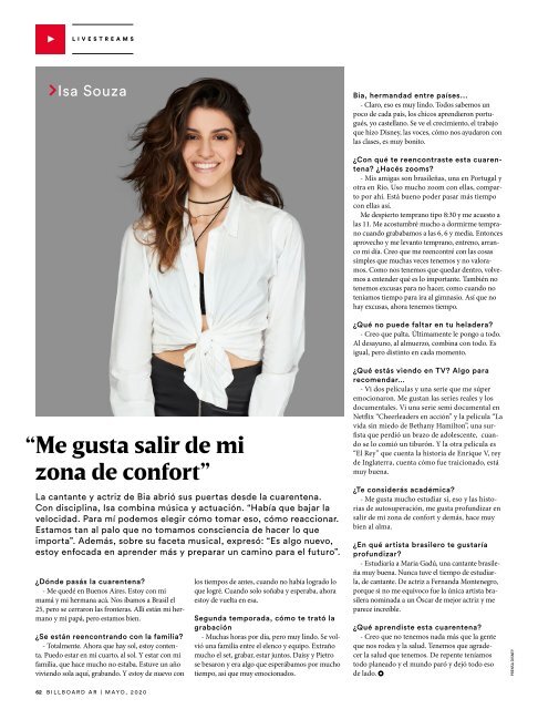 Billboard AR N82 Mayo 2020