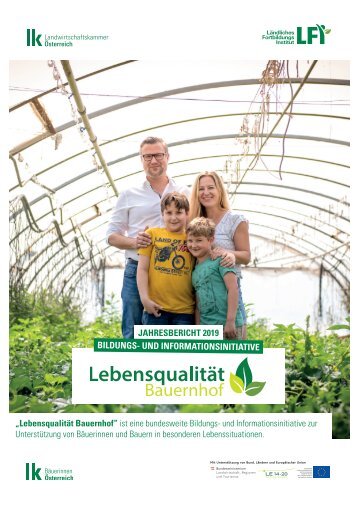 Lebensqualität Bauernhof Jahresbericht 2019