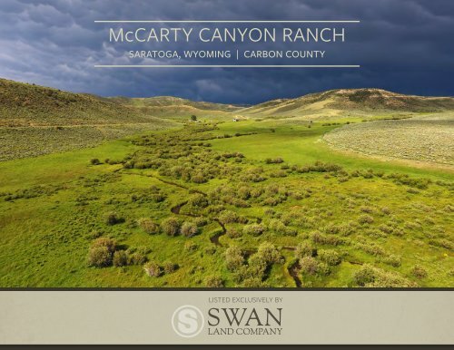 McCarty Canyon Ranch Offering Brochure