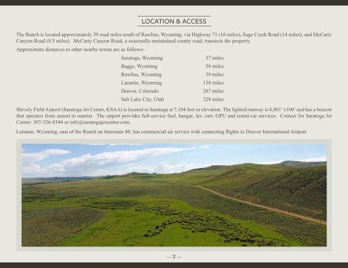 McCarty Canyon Ranch Offering Brochure