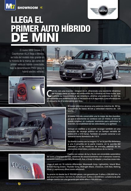 Mundo Automotriz La Revista No. 258 Septiembre 2017