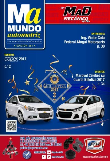 Mundo Automotriz La Revista No. 261Diciembre 2017