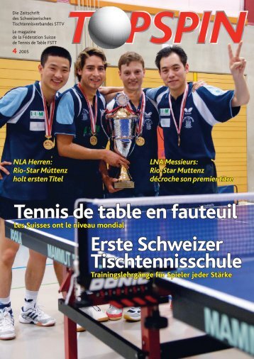 Erste Schweizer Tischtennisschule Tennis de table en fauteuil