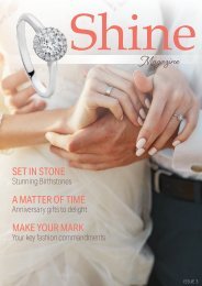 Shine Bridal Magazine- Greymouth Showcase Jewellers