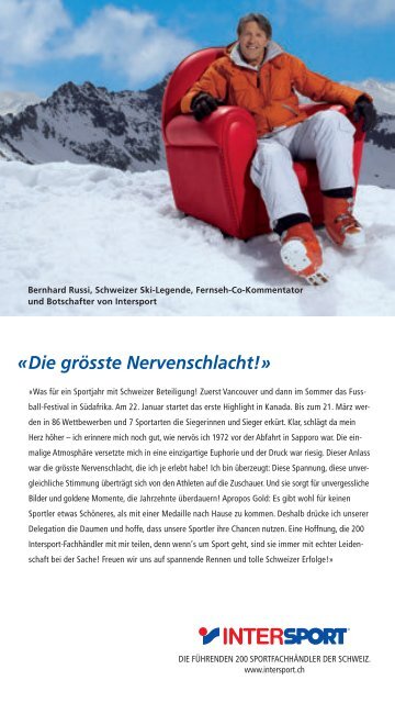 Coach - Swiss Olympic