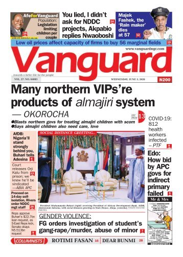 03062020 - Many northern VIPs’re products of almajiri system