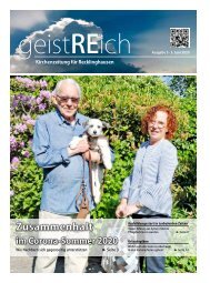 geistREich - Kirchenzeitung für Recklinghausen