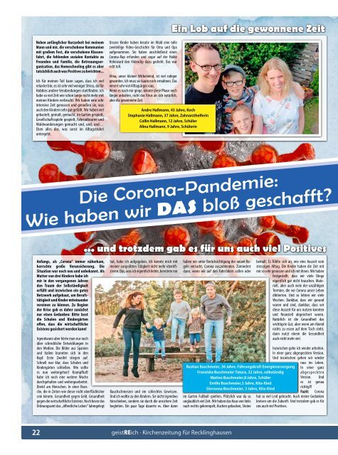 geistREich - Kirchenzeitung für Recklinghausen