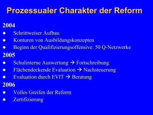 Reform der Lehrerbildung in Schleswig-Holstein - innovelle-bs