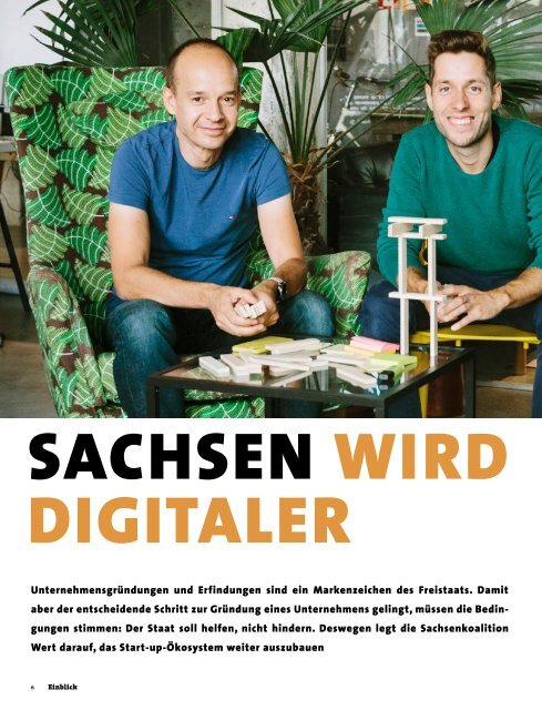 CDU-Magazin Einblick (Ausgabe 9) - Thema: Sachsen-Koalition