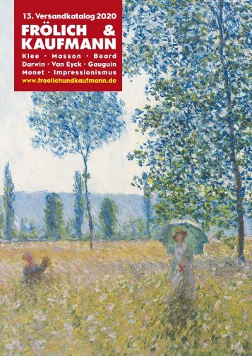 Frölich & Kaufmann 13. Versandkatalog 2020