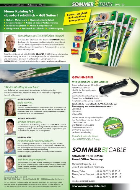 Alles wird einfacher... - Sommer Cable