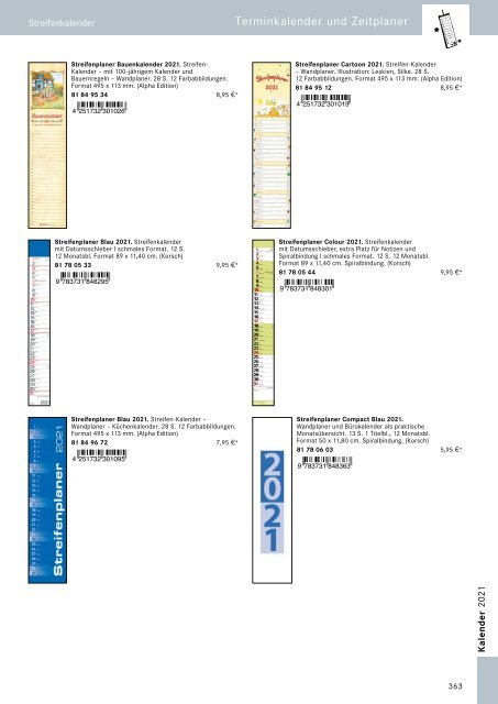 Kalender 2021