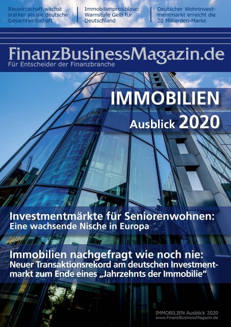IMMOBILIEN Ausblick 2020