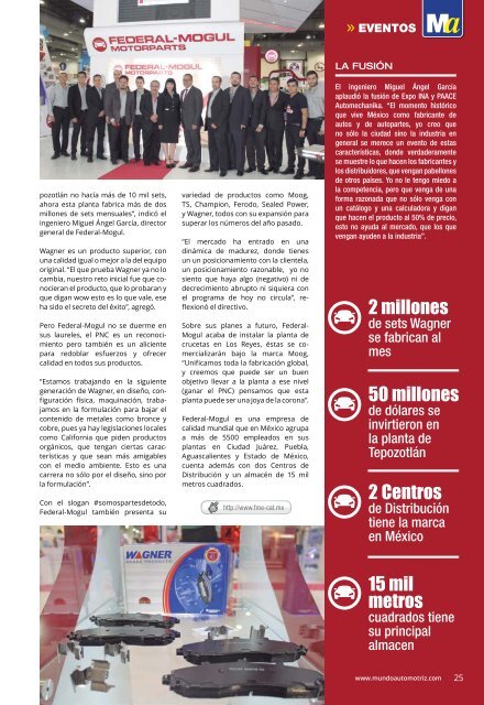 Mundo Automotriz La Revista No. 242 Mayo 2016