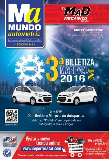 Mundo Automotriz La Revista No. 249 Diciembre 2016