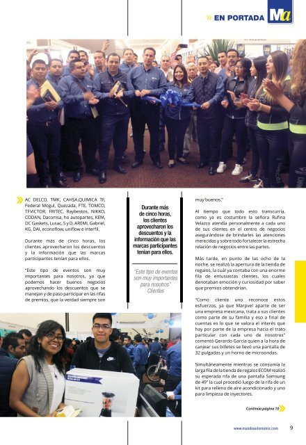 Mundo Automotriz La Revista No. 249 Diciembre 2016