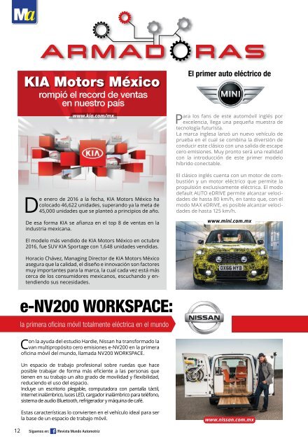 Mundo Automotriz La Revista No. 249 Diciembre 2016