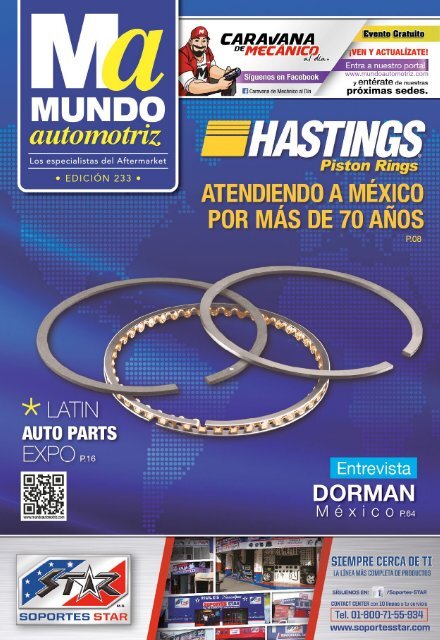 Mundo Automotriz La Revista No. 233 Agosto 2015