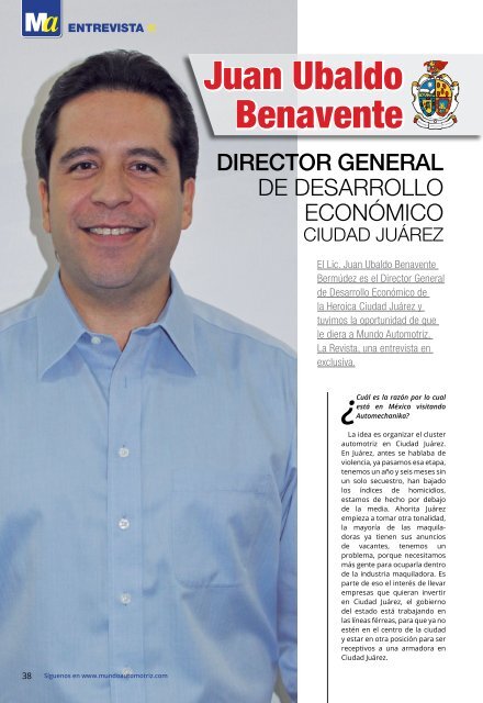 Mundo Automotriz La Revista No. 233 Agosto 2015