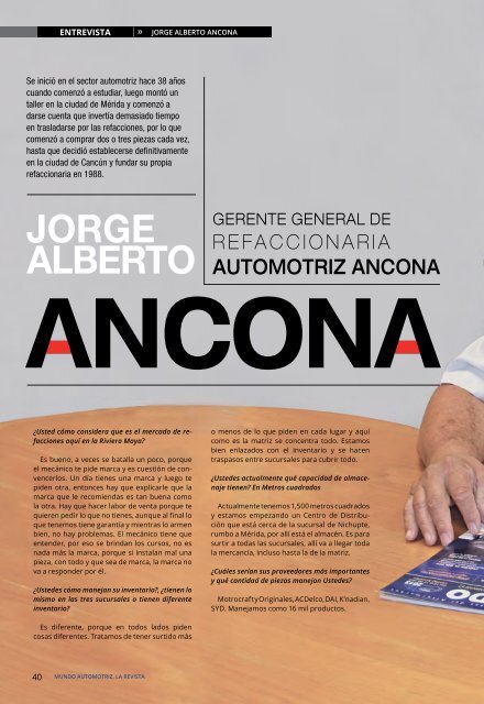 Mundo Automotriz La Revista No. 207 Junio 2013