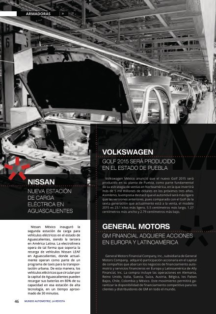 Mundo Automotriz La Revista No. 207 Junio 2013