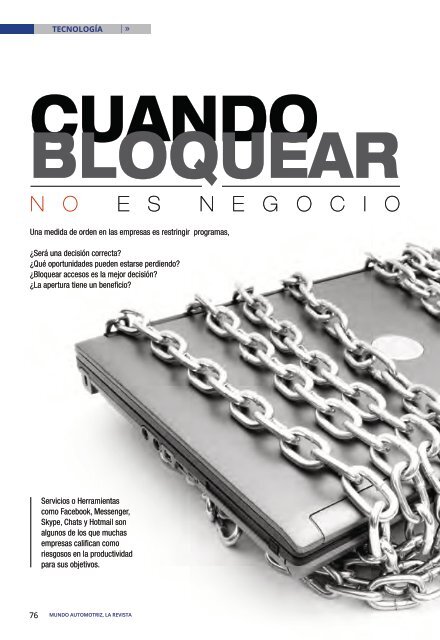 Mundo Automotriz La Revista No. 207 Junio 2013