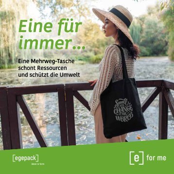 „Eine für immer“ – Mehrweg-Taschen