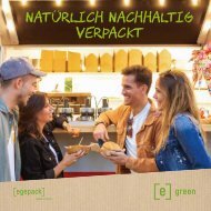 [e] green – NATÜRLICH NACHHALTIG VERPACKT