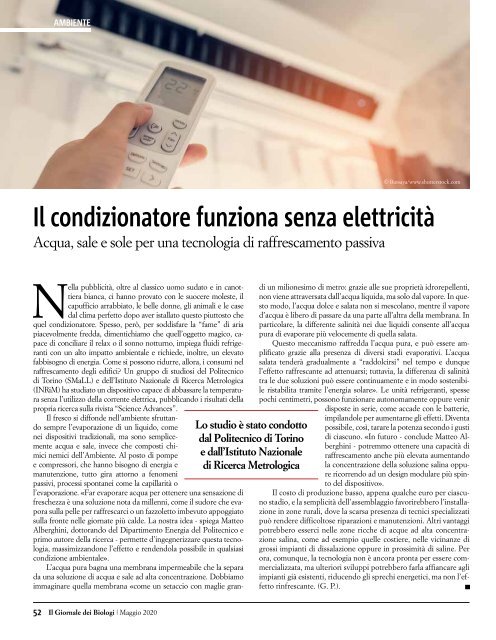 Il Giornale dei Biologi - N. 6