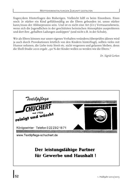 JUGENDDORFPROGRAMM - CJD Christophorusschule Königswinter