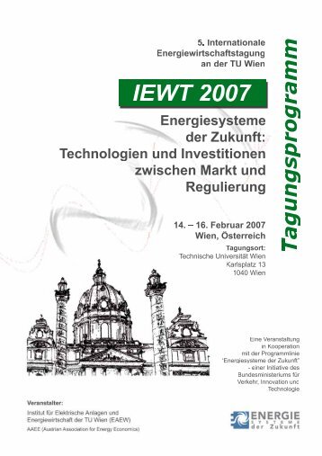 unser strom - Energy Economics Group (EEG) an der TU Wien ...
