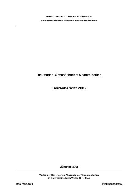 PDF-Download - Deutsche Geodätische Kommission - Bayerische ...