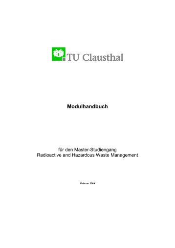 Modulhandbuch