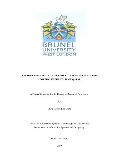 Chapter 1 - Brunel University