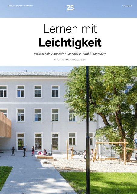 architektur Fachmagazin Ausgabe 4 2020