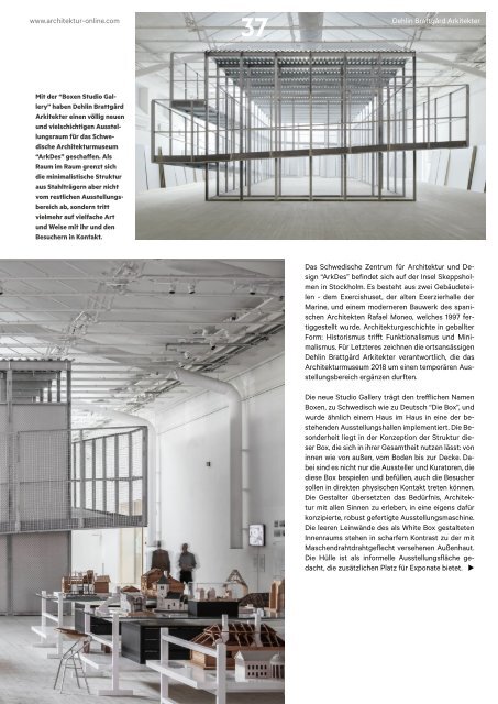 architektur Fachmagazin Ausgabe 4 2020