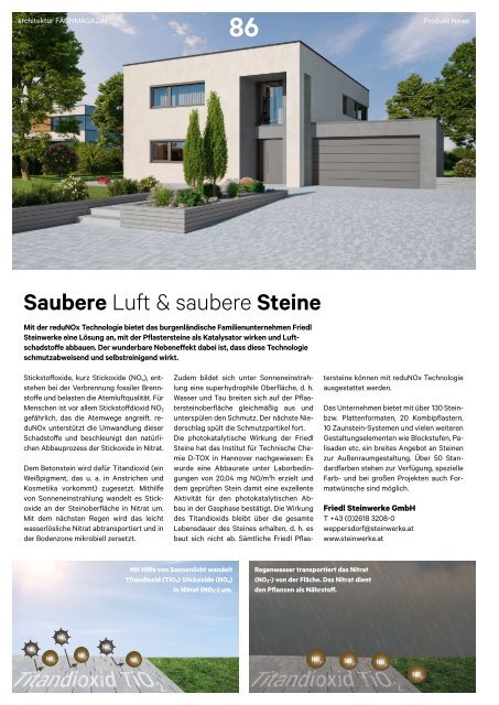 architektur Fachmagazin Ausgabe 4 2020