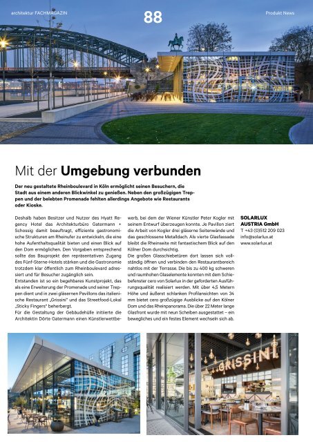 architektur Fachmagazin Ausgabe 4 2020