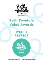 Beth Tweddle Value Awards: Respect