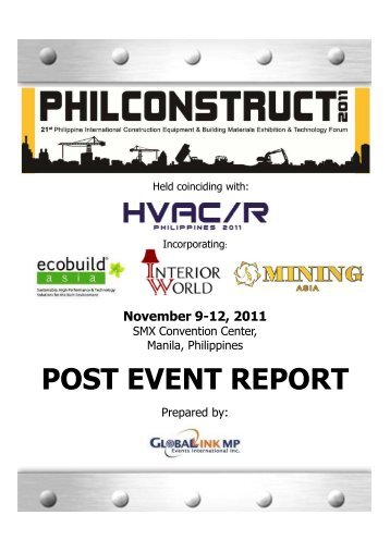 PHILCONSTRUCT 2011 - Global- Link MP Events International Inc.