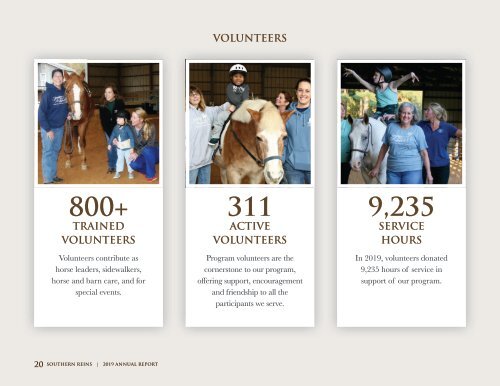 Southern Reins 2019 Annual Report