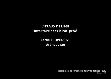 Vitraux de Liège - Partie 2 - 1890-1920 - Art nouveau