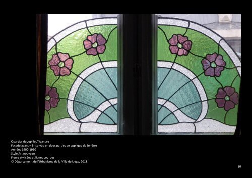 Vitraux de Liège - Partie 2 - 1890-1920 - Art nouveau